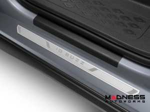 Volkswagen ID. Buzz Door Sills - Stainless Steel - ID. Buzz Logo